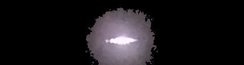 Processed fireball image