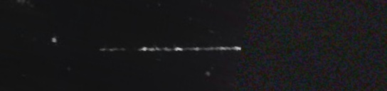 Unprocessed fireball image