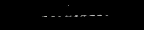 Processed fireball image