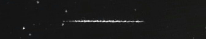 Unprocessed fireball image