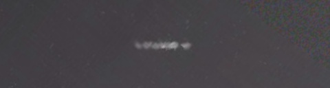 Unprocessed fireball image