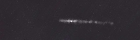 Unprocessed fireball image