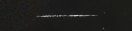 Unprocessed fireball image