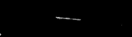 Processed fireball image