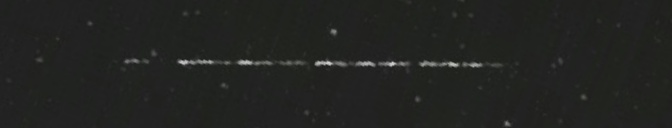 Unprocessed fireball image