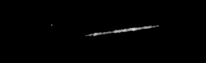 Processed fireball image