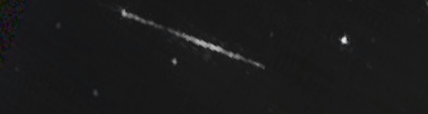 Unprocessed fireball image