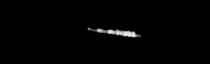 Processed fireball image