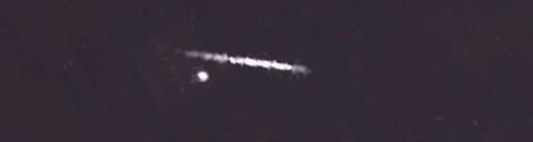 Unprocessed fireball image