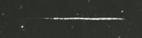 Unprocessed fireball image