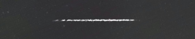 Unprocessed fireball image