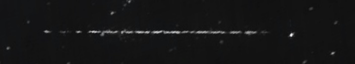 Unprocessed fireball image