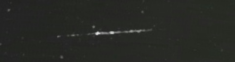 Unprocessed fireball image