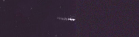 Unprocessed fireball image