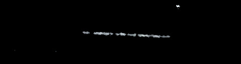 Processed fireball image