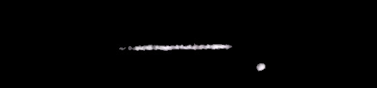 Processed fireball image