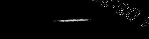 Processed fireball image