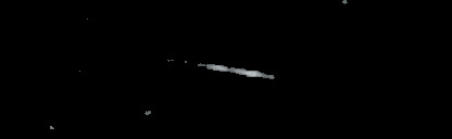 Processed fireball image