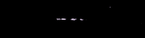 Processed fireball image