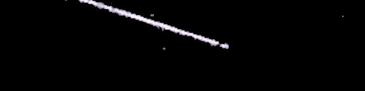 Processed fireball image