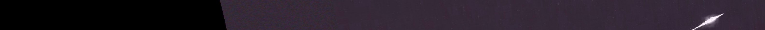 Unprocessed fireball image