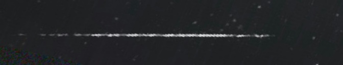 Unprocessed fireball image