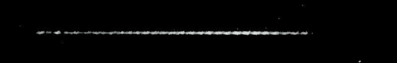 Processed fireball image