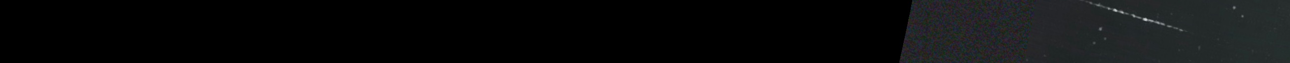 Unprocessed fireball image