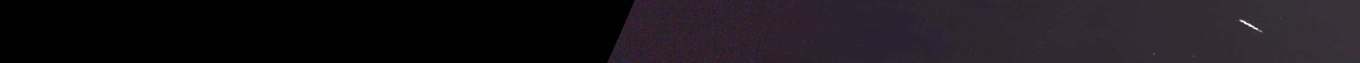 Unprocessed fireball image