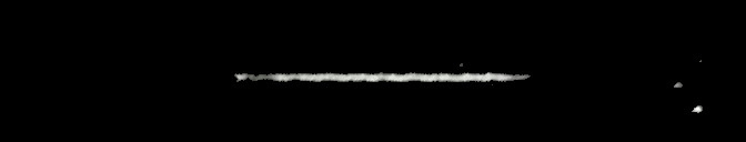 Processed fireball image