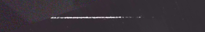 Unprocessed fireball image