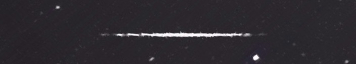 Unprocessed fireball image