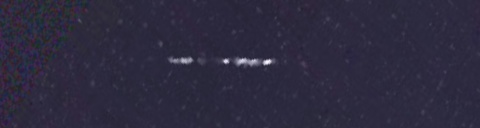 Unprocessed fireball image