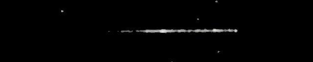 Processed fireball image
