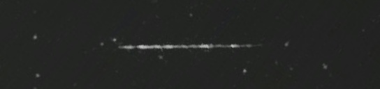 Unprocessed fireball image