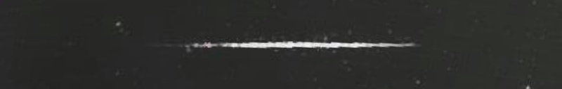 Unprocessed fireball image