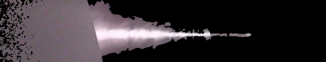 Processed fireball image