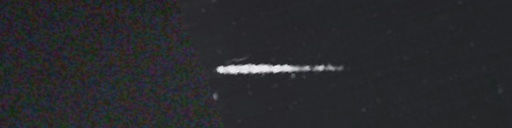 Unprocessed fireball image