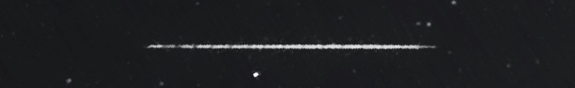 Unprocessed fireball image