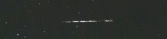 Unprocessed fireball image