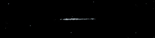 Processed fireball image