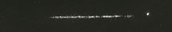 Unprocessed fireball image