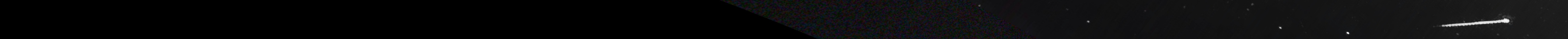 Unprocessed fireball image