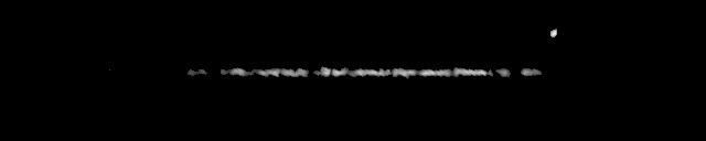 Processed fireball image