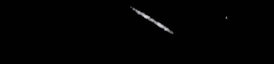 Processed fireball image