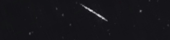 Unprocessed fireball image