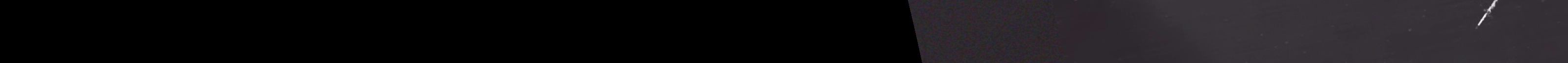 Unprocessed fireball image