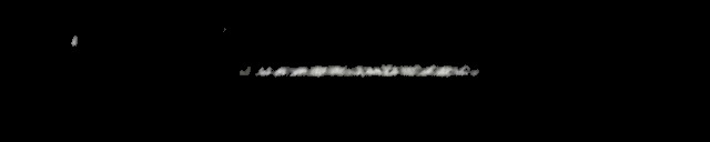 Processed fireball image