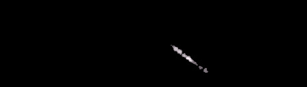 Processed fireball image