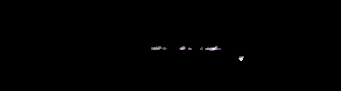 Processed fireball image